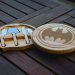Picnic Time Batman Bat Signal - Circo Cheese Cutting Board & Tools Set