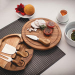 Picnic Time Beauty & The Beast - Acacia Brie Cheese Cutting Board & Tools Set