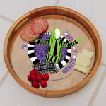 Picnic Time Beetlejuice Make My Millenium - Barista Serving Tray With Glass Insert