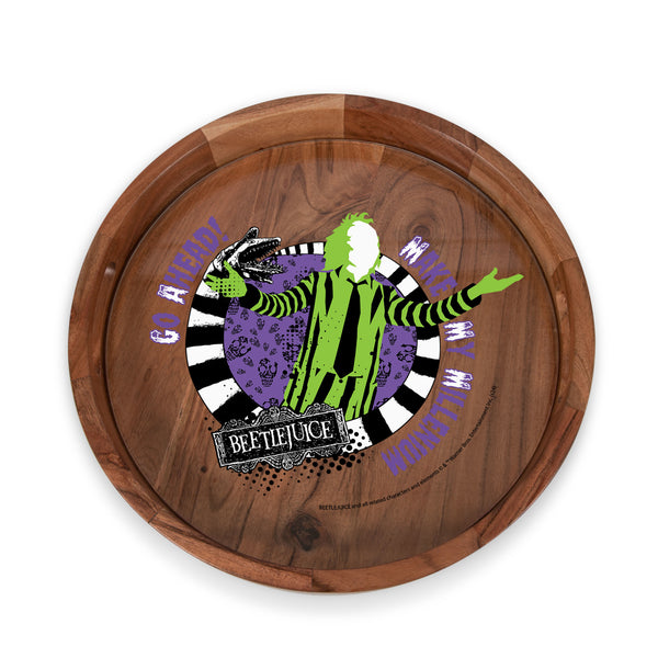 picnic time Beetlejuice Make my Millenium - Barista Serving Tray with Glass Insert