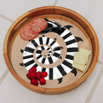 Picnic Time Beetlejuice Sandworm - Barista Serving Tray With Glass Insert