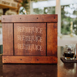 Picnic Time Beetlejuice - Whiskey Box Gift Set With Decanter