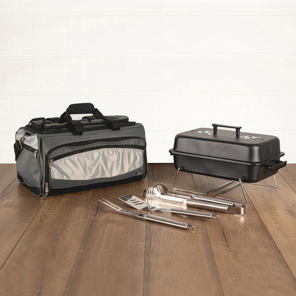 picnic time Buccaneer Portable Charcoal Grill & Cooler Tote