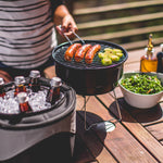 Picnic Time Caliente Portable Charcoal Grill & Cooler Tote
