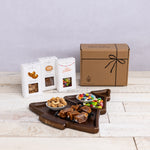 Picnic Time Christmas Tree Serving Tray With Gourmet Gift Pack