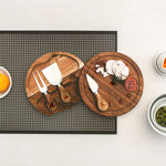 Picnic Time Cinderella - Acacia Brie Cheese Cutting Board & Tools Set