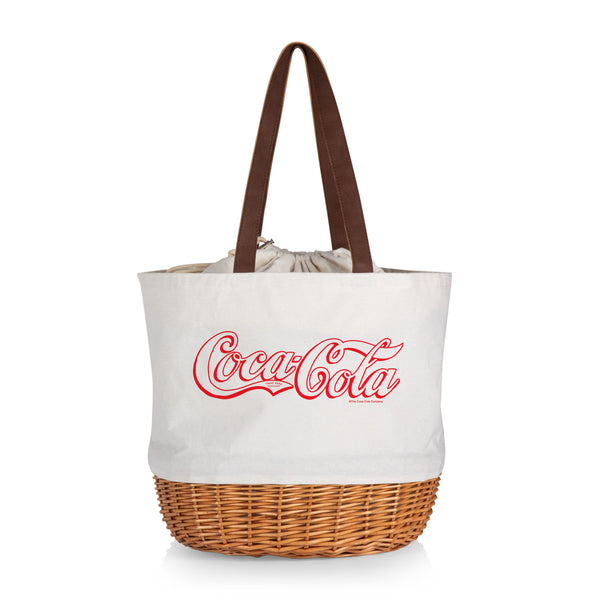 picnic time Coca-Cola - Coronado Canvas and Willow Basket Tote
