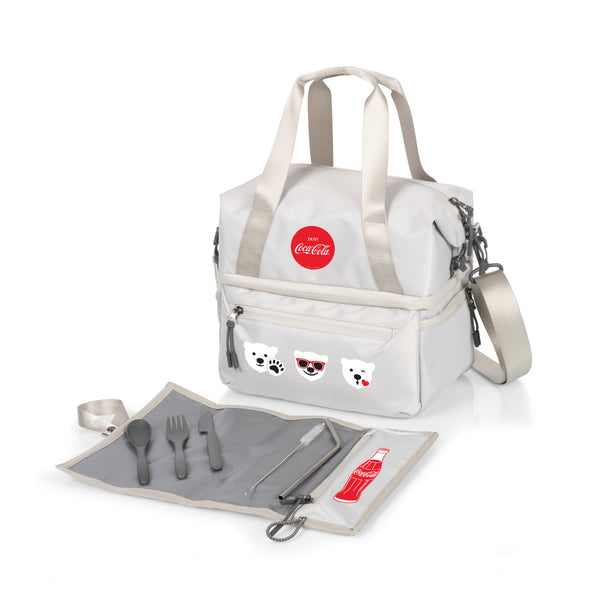 picnic time Coca-Cola - Tarana Recycled Lunch Bag Cooler with Utensils