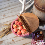 Picnic Time Country Picnic Basket Navy Blue & White Stripe