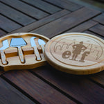 Picnic Time Elf Snow Globe - Circo Cheese Cutting Board & Tools Set