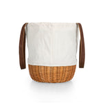 Picnic Time Friends Central Perk - Coronado Canvas And Willow Basket Tote