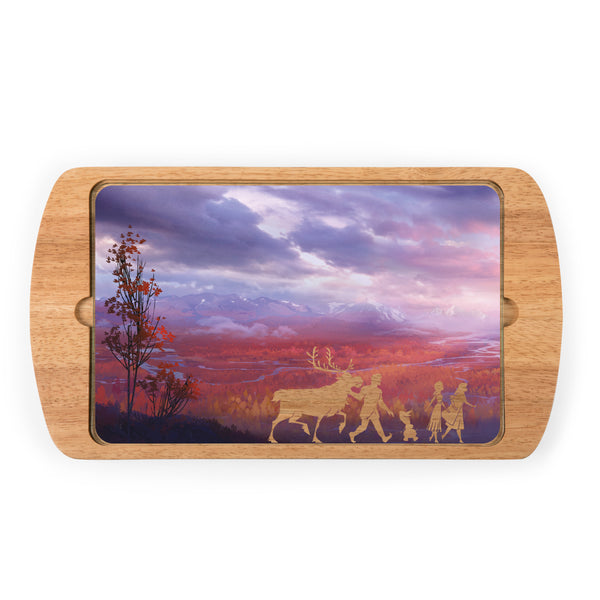 picnic time Frozen 2 - Billboard Glass Top Serving Tray