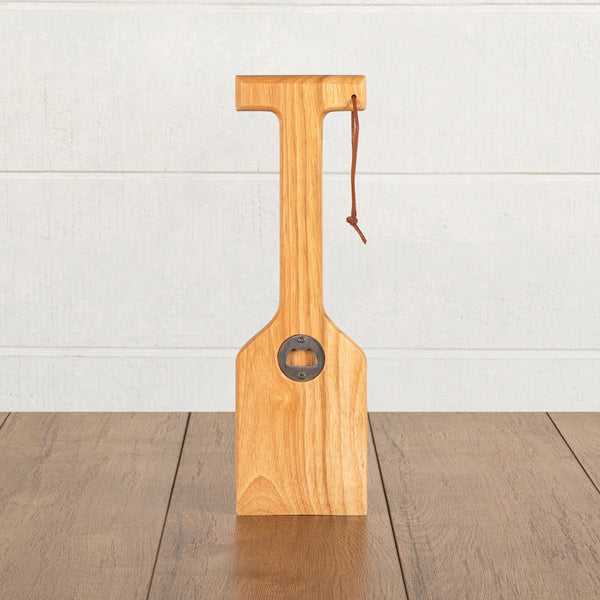 picnic time Hardwood BBQ Grill Scraper with Bottle Opener