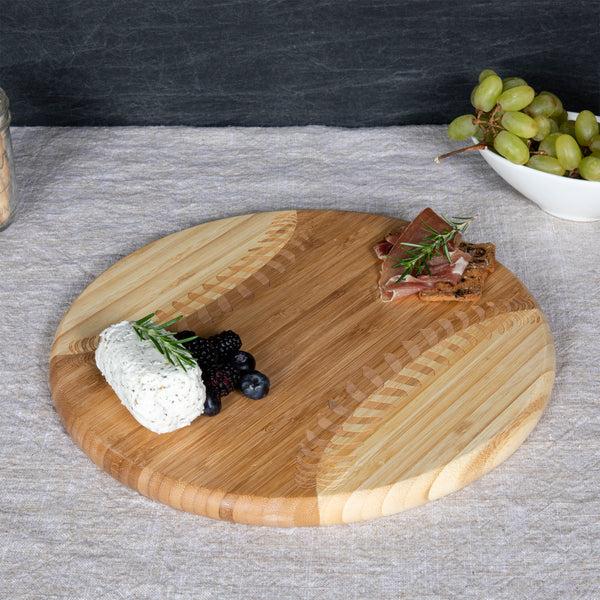picnic time Home Run Baseball Cutting Board & Serving Tray