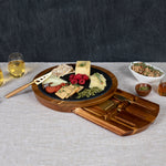 Picnic Time Insignia Acacia And Slate Serving Board With Cheese Tools