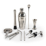 Picnic Time Lazy Susan Bar Tool Set (Bamboo & Stainless Steel)