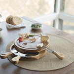 Picnic Time Little Mermaid - Acacia Brie Cheese Cutting Board & Tools Set