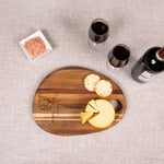 Picnic Time Little Mermaid - Pebble Shaped Acacia Serving Board