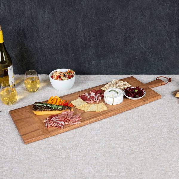 picnic time Madera Rectangular Long Charcuterie Board - 29" x 9"