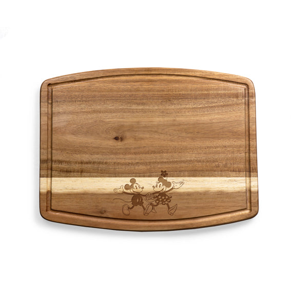 picnic time Mickey & Minnie Mouse - Ovale Acacia Cutting Board