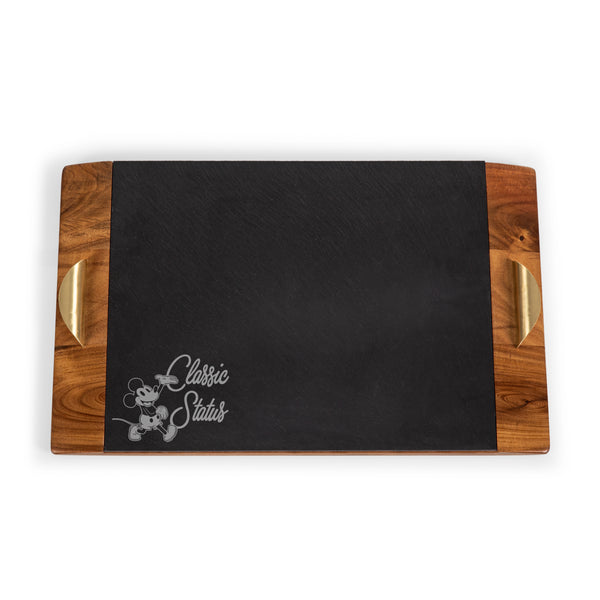 picnic time Mickey Mouse - Covina Acacia and Slate Serving Tray