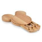 Picnic Time Mickey Mouse - Head Shaped Cheese Board With Tools