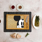 Picnic Time Mickey Mouse - Icon Glass Top Cutting Board & Knife Set