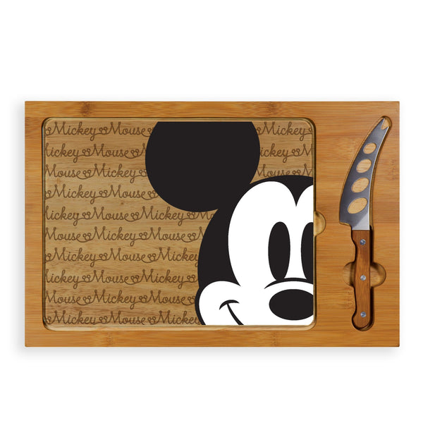 picnic time Mickey Mouse - Icon Glass Top Cutting Board & Knife Set