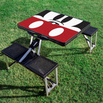 Picnic Time Mickey Mouse - Picnic Table Portable Folding Table With Seats