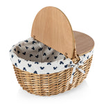 Picnic Time Mickey Mouse Silhouette - Country Picnic Basket