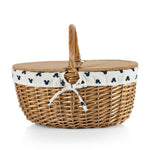Picnic Time Mickey Mouse Silhouette - Country Picnic Basket
