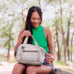 Picnic Time Midday Quilted Washable Insulated Lunch Bag