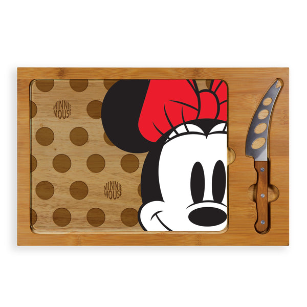 picnic time Minnie Mouse - Icon Glass Top Cutting Board & Knife Set