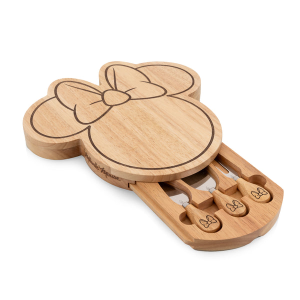 picnic time Minnie Mouse - Minnie Mouse Head Shaped Cheese Board with Tools