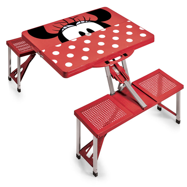 picnic time Minnie Mouse - Picnic Table Portable Folding Table with Seats