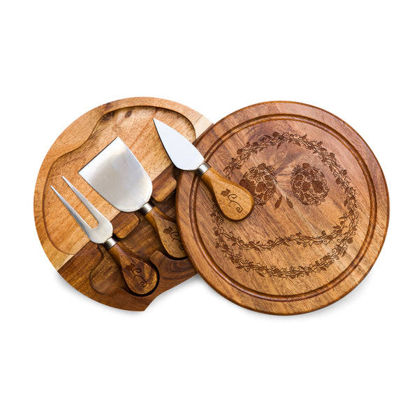 picnic time Nightmare Before Christmas Jack - Acacia Brie Cheese Cutting Board & Tools Set