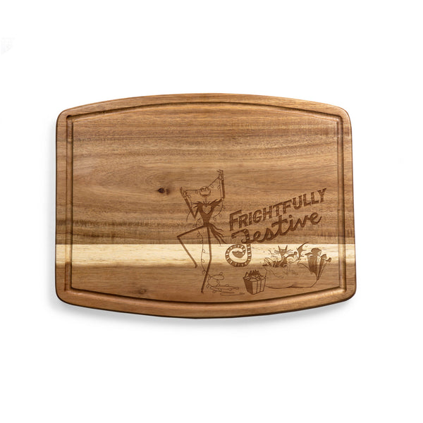 picnic time Nightmare Before Christmas Jack Festive - Ovale Acacia Cutting Board