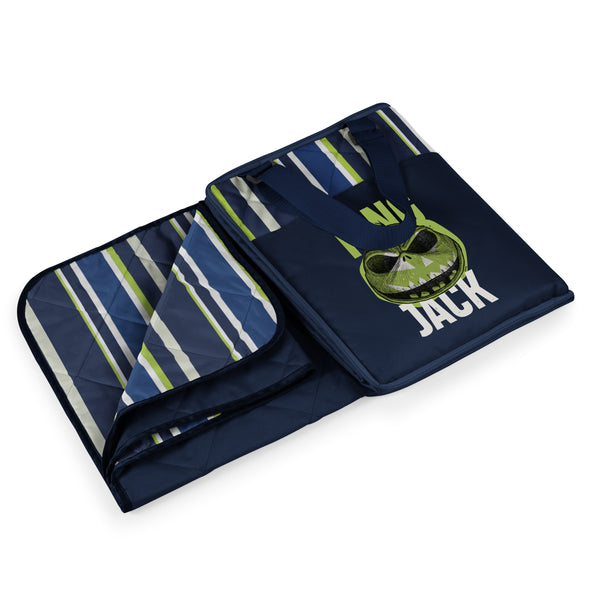 picnic time Nightmare Before Christmas Jack - Vista Outdoor Picnic Blanket & Tote