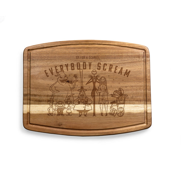 picnic time Nightmare Before Christmas - Ovale Acacia Cutting Board