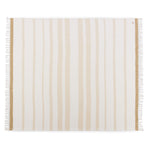 Picnic Time Oceanside Beach Blanket Driftwood Stripe