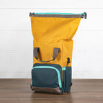 Picnic Time On The Go Roll-Top Backpack Cooler Heathered Gray