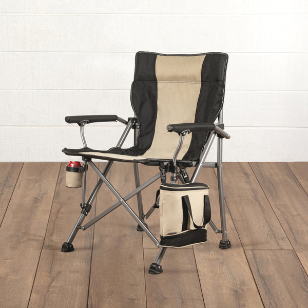 picnic time Outlander XL Camping Chair with Cooler Navy Blue
