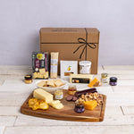 Picnic Time Ovale Cutting Board With Gourmet Gift Pack