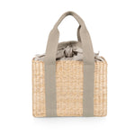 Picnic Time Parisian Picnic Basket Beige With Navy Blue Accents
