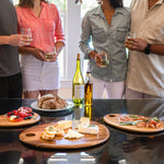 Picnic Time Pebble Shaped Acacia Serving Board 18" X 15"