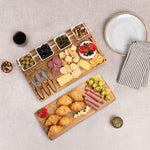 Picnic Time Picada Tapas & Cheese Board Set With Dip Bowls