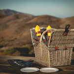 Picnic Time Piccadilly Picnic Basket Red & White Plaid Pattern