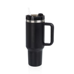 Picnic Time 40 Oz Tumbler With Straw Black