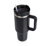 Picnic Time 40 Oz Tumbler With Straw Black