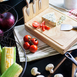 Picnic Time Asiago Cheese Cutting Board & Tools Set